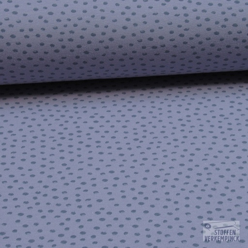[MU-5102-642] Jersey Katoen Signed Dots Lila