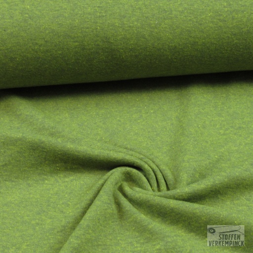 [MU-9750-1033] Boordstof Black Yarn Kiwi