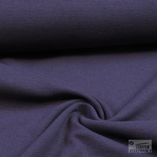 [MU-9750-1046] Boordstof Black Yarn Donker Paars