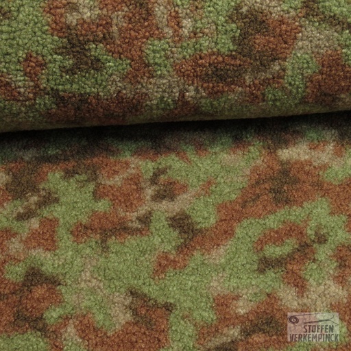 [VE-04450-001] Teddy Army Groen/Bruin