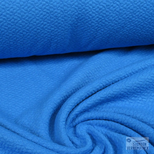 [POL-794205-820] Jersey Jacquard Katoen Hemelsblauw