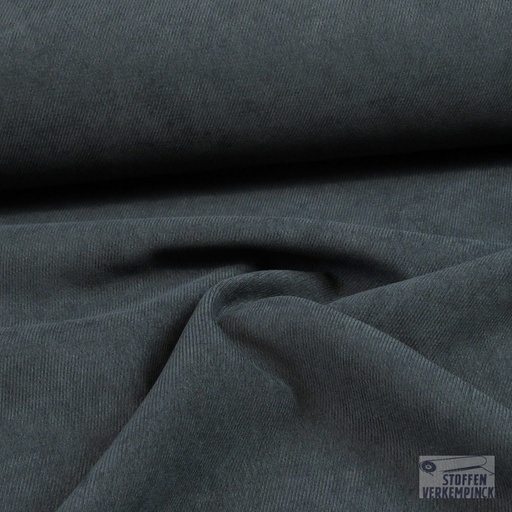 [BI-211009-20] Velvet Gabardine Stretch Zwart