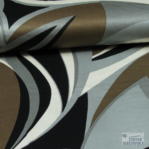 [QT-PC2351-550] Satijn Viscose Pucci Caramel