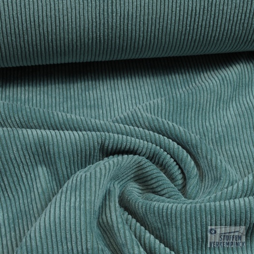 [KI-0960-322] Corduroy Stretch Soepel  Munt