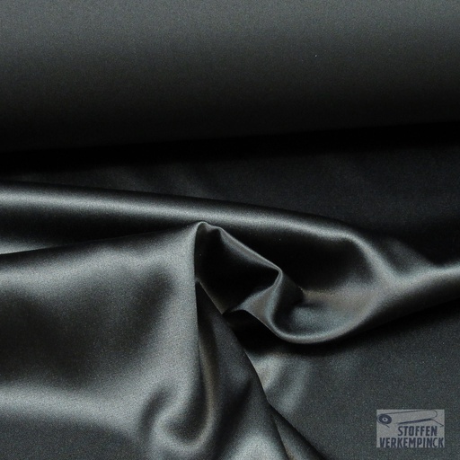 [HE-209889-5001] Satijn Stretch Zwart
