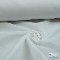 [BD-NZANZ-C60] Batist gordijnstof 'Zanzibar' kleur off white