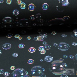 [QT-K65010-690] Softshell "Rainy" Bubbels Zwart