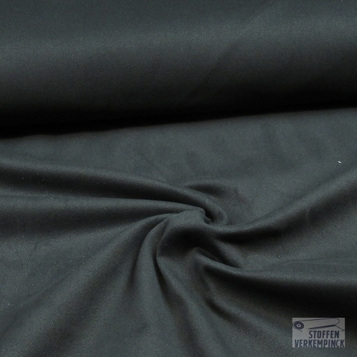 [206-5076-69] Peach Katoen Stretch Zwart