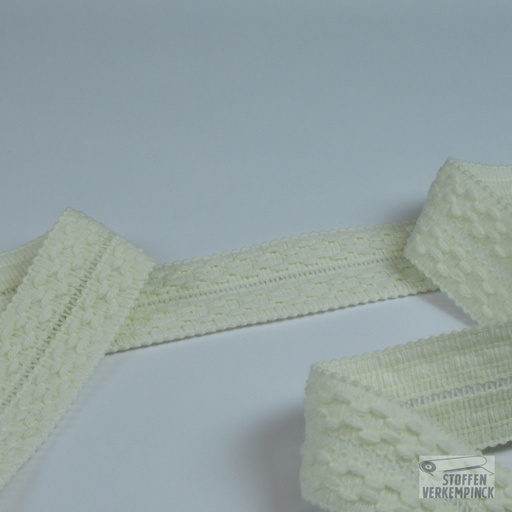 [VR-8686-000-93] Gebreid Afboordlint off white