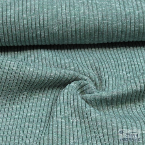 [QT-K47016-220] Boordstof Rib Bamboo Mint