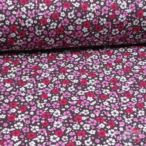 [MF-6964-001] Viscose Little Flowers Pink