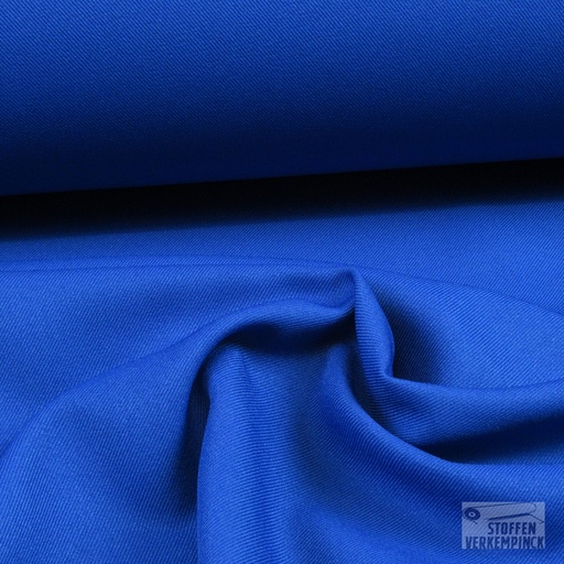[JO-3100-102] Gabardine Soepel Polyester Royal