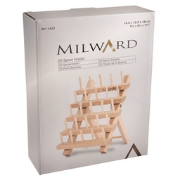 [DI-2511423] Milward garen organizer beukenhout 25 plaatsen 14,5 x 15,5 x 18cm