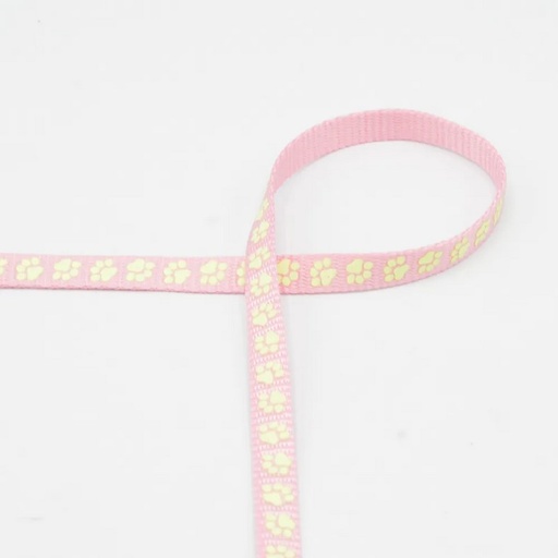 [QT-XWB0017-110-010] Band 10mm Glow in Dark - Roze