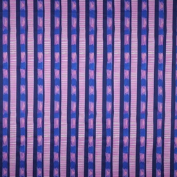 [VE-05007-012] Nerida Hansen Cotton Satin Digital Stripe Dark Cobalt
