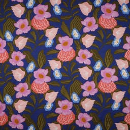[VE-05009-002] Nerida Hansen Cotton Voile London Floral Cobalt