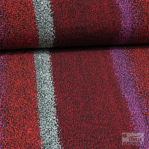 [187-0021] Viscose Special Stripes Wine