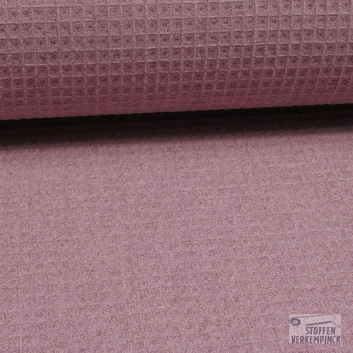 [QT-RS0333-013] Gewafeld Katoen Melange Old Pink
