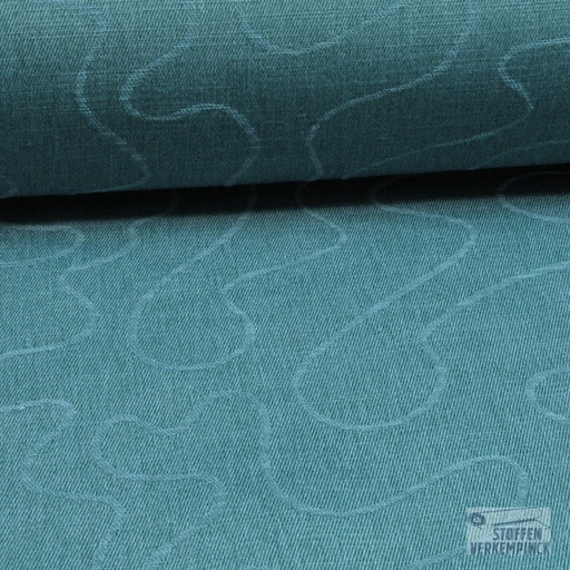 [LOC-U42-020] Overgordijnstof Annex 36-Turquoise