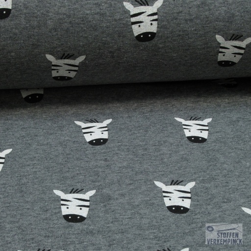 [VE-05624-017] Alpenfleece Zebra Grey Melange