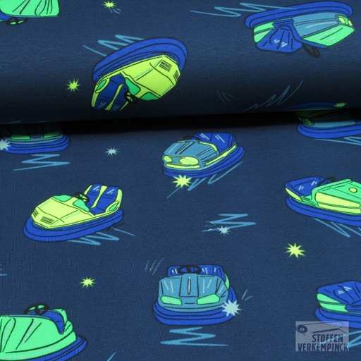 [VE-05675-003] Jersey Neon Bumpercars Blue