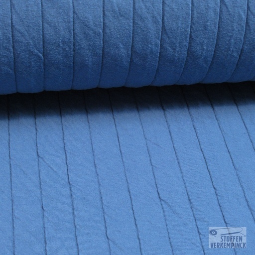 [VE-05040-004] Jersey Quilted Stripe 21 mm. Jeans
