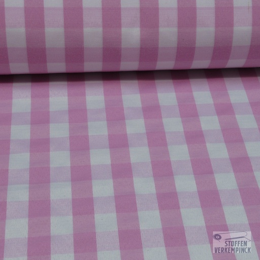 [KI-0398-884] Vichy 15 mm. Rose