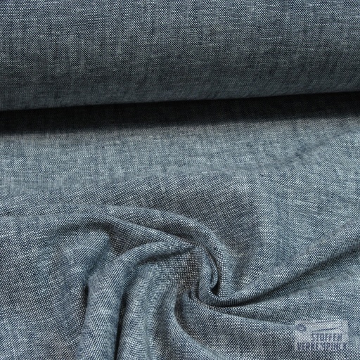 [KI-0744-999] Linnen Chambray Dark Navy