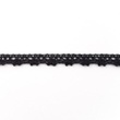 [KV-128R-11741] Kant Katoen 1cm Zwart