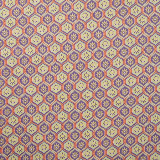 [QT-PC2450-215D] Satijnkatoen stretch Print fancy dusty mint