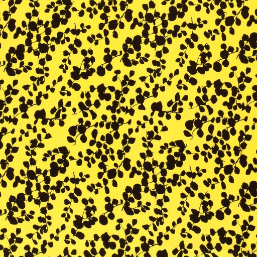 [NO-21125-034] bamboe poplin takjes geel