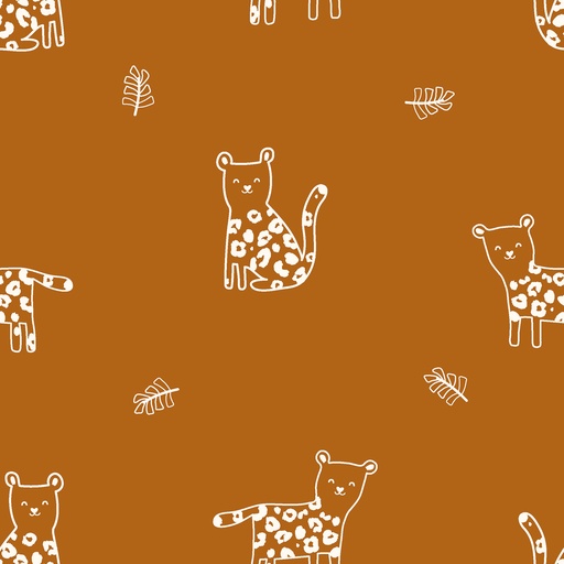 [NO-21572-353] Double Gauze panter caramel