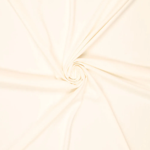 [KI-0894-020] Viscose poplin stretch offwhite