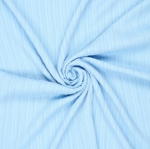[KI-0970-633] Visc/Pl stretch "Abbaio" lichtblauw