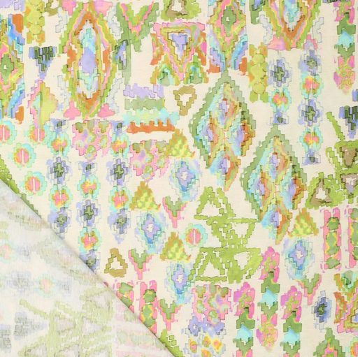 [KI-20894-315] Visc/pa dig. mosaic elements groen