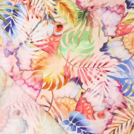 [KI-20895-178] Visc/pa dig. tropical foilage naturel