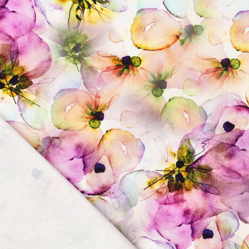 [KI-20985-080] Canvas digitaal aquarel bloom 080