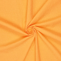 [KI-0863-505] Broderie Kleine Bloempjes Oranje