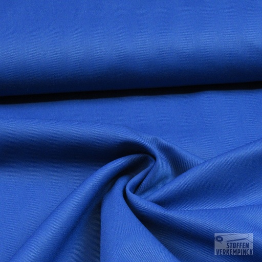 [HE-200111-5027] Trevira Wool Gabardine Kobalt