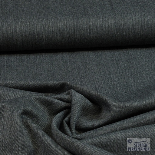 [HE-200111-5002] Trevira Wool Gabardine Grijs