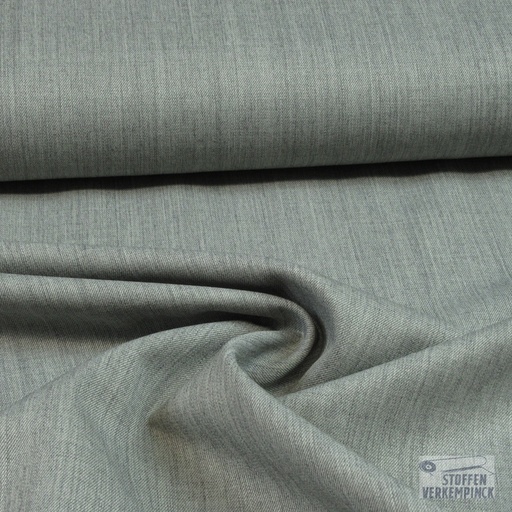 [HE-200111-3002] Trevira Wool Gabardine Licht Grijs