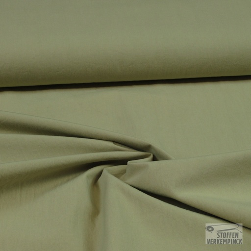 [HE-206690-5006] Stone washed popeline Beige