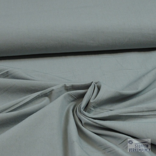 [HE-206690-3002] Stone washed popeline Licht Grijs