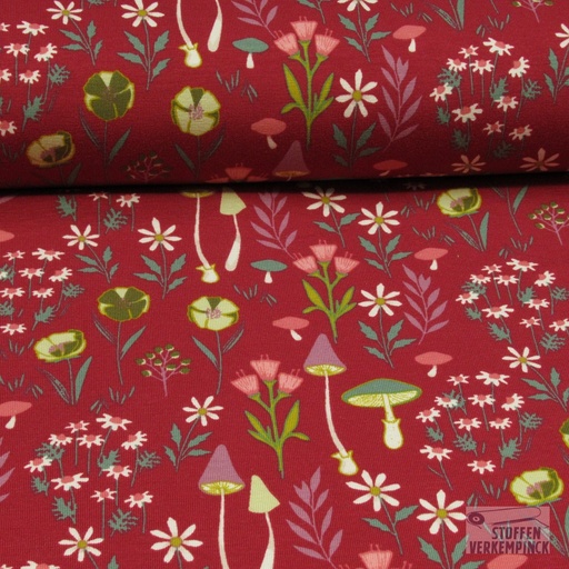 [HE-210824-0003] Katoenen Jersey Plantjes Wine