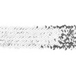 [KV-45169] Paillettenband Rekbaar 5.5cm Silver