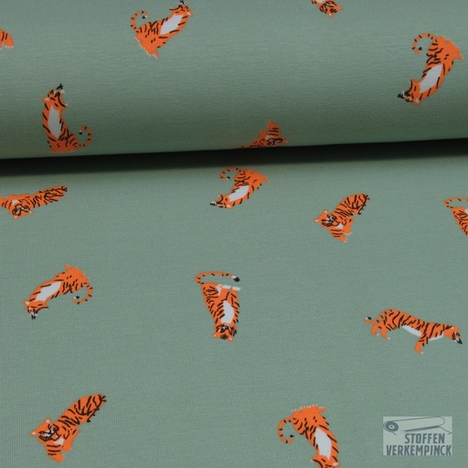 [QT-K23075-210] Jersey Neon Tiger Dusty Mint