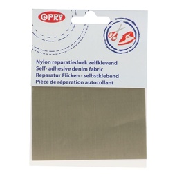 [DBF-1021114-004] Opry reparatiedoek nylon zeflklevend 10x20cm beige