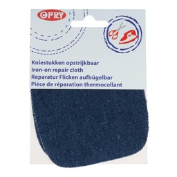 [DBF-10272842] Opry kniestukken opstrijkbaar jeans donkerblauw
