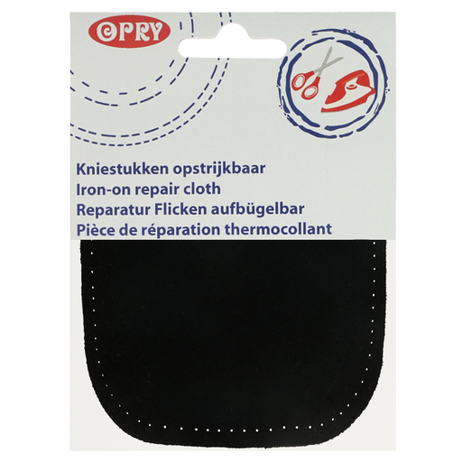[DBF-102466-000] Opry kniestukken opstrijkbaar zwart