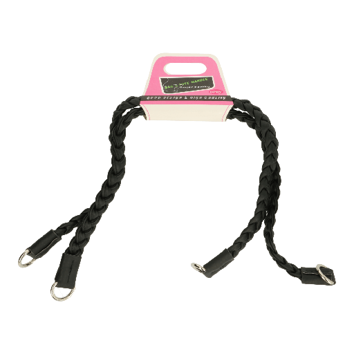 [DBF-99573-3] Tasbeugel leer 52cm zwart